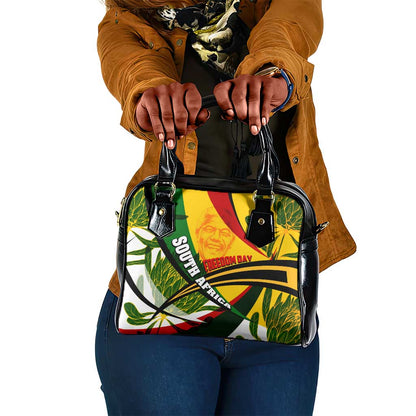 South Africa Freedom Day Mandela Shoulder Handbag National Pride Protea Flower