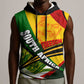 South Africa Freedom Day Mandela Sleeveless Hoodie National Pride Protea Flower - African Pride