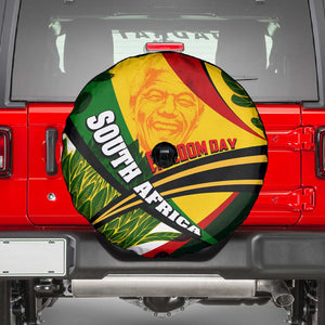 South Africa Freedom Day Mandela Spare Tire Cover National Pride Protea Flower