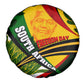South Africa Freedom Day Mandela Spare Tire Cover National Pride Protea Flower