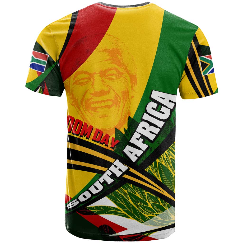 South Africa Freedom Day Mandela T shirt National Pride Protea Flower