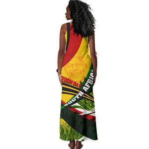 South Africa Freedom Day Mandela Tank Maxi Dress National Pride Protea Flower