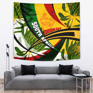 South Africa Freedom Day Mandela Tapestry National Pride Protea Flower