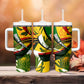 South Africa Freedom Day Mandela Tumbler With Handle National Pride Protea Flower