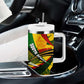 South Africa Freedom Day Mandela Tumbler With Handle National Pride Protea Flower