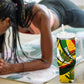 South Africa Freedom Day Mandela Tumbler With Handle National Pride Protea Flower