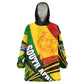 South Africa Freedom Day Mandela Wearable Blanket Hoodie National Pride Protea Flower