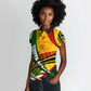 South Africa Freedom Day Mandela Women Polo Shirt National Pride Protea Flower