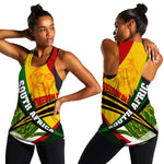 South Africa Freedom Day Mandela Women Racerback Tank National Pride Protea Flower