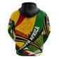 South Africa Freedom Day Mandela Zip Hoodie National Pride Protea Flower
