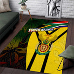 Coat Of Arms South Africa Area Rug Protea Unity Heritage