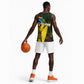 Coat Of Arms South Africa Basketball Jersey Protea Unity Heritage - African Pride