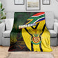 Coat Of Arms South Africa Blanket Protea Unity Heritage
