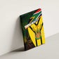 Coat Of Arms South Africa Canvas Wall Art Protea Unity Heritage