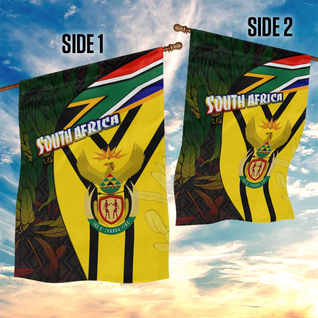 Coat Of Arms South Africa Garden Flag Protea Unity Heritage