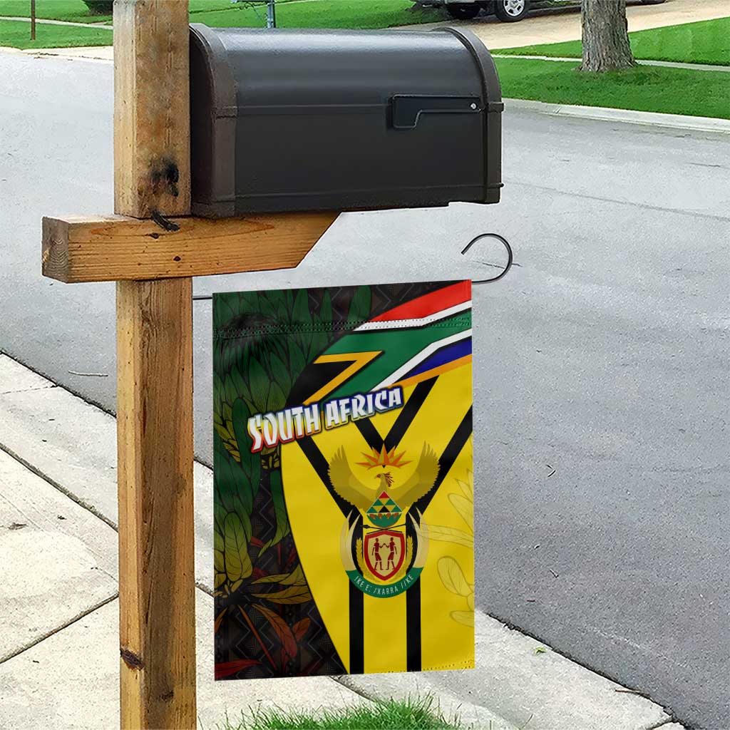 Coat Of Arms South Africa Garden Flag Protea Unity Heritage