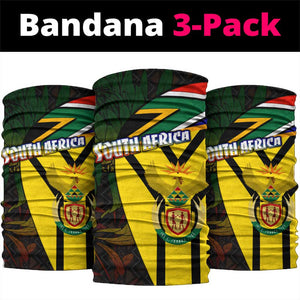 Coat Of Arms South Africa Neck Gaiter Protea Unity Heritage DT02
