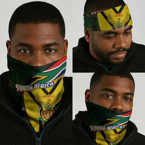 Coat Of Arms South Africa Neck Gaiter Protea Unity Heritage DT02