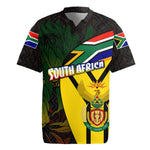 Coat Of Arms South Africa Rugby Jersey Protea Unity Heritage