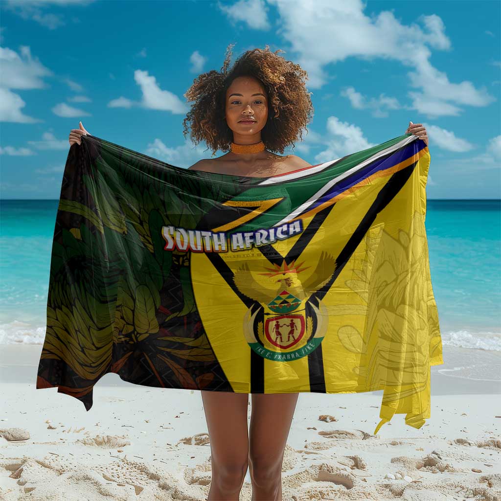 Coat Of Arms South Africa Sarong Protea Unity Heritage