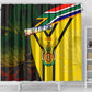 Coat Of Arms South Africa Shower Curtain Protea Unity Heritage