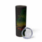 Coat Of Arms South Africa Skinny Tumbler Protea Unity Heritage