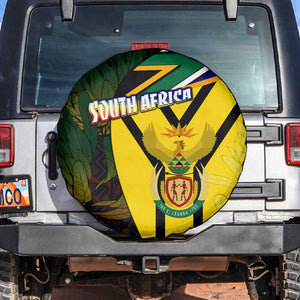 Coat Of Arms South Africa Spare Tire Cover Protea Unity Heritage