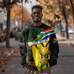 Coat Of Arms South Africa Sweatshirt Protea Unity Heritage