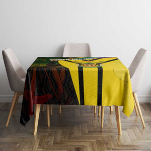 Coat Of Arms South Africa Tablecloth Protea Unity Heritage