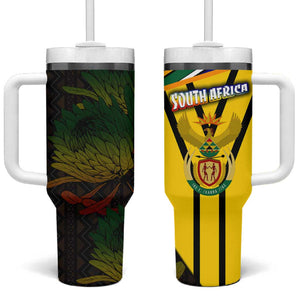 Coat Of Arms South Africa Tumbler With Handle Protea Unity Heritage