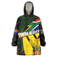 Coat Of Arms South Africa Wearable Blanket Hoodie Protea Unity Heritage