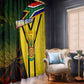Coat Of Arms South Africa Window Curtain Protea Unity Heritage