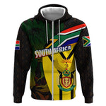Coat Of Arms South Africa Zip Hoodie Protea Unity Heritage