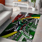 South Africa Fist of Freedom Area Rug Never Give Up
