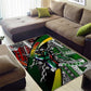 South Africa Fist of Freedom Area Rug Never Give Up