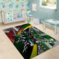 South Africa Fist of Freedom Area Rug Never Give Up