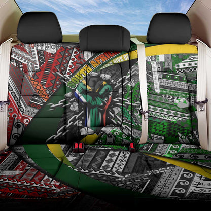 South Africa Fist of Freedom Back Car Seat Cover Never Give Up