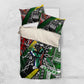 South Africa Fist of Freedom Bedding Set Never Give Up