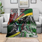 South Africa Fist of Freedom Blanket Never Give Up