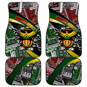 South Africa Fist of Freedom Car Mats Never Give Up