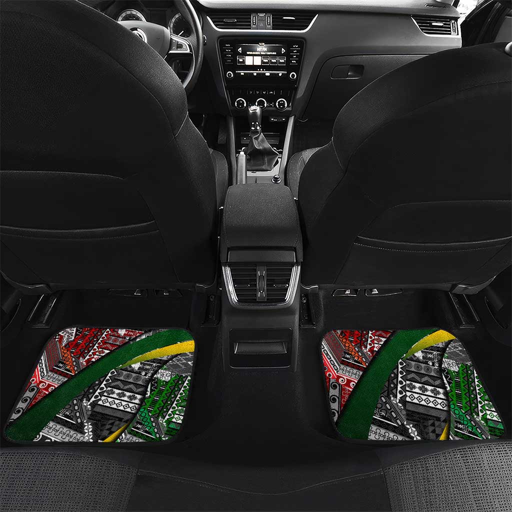South Africa Fist of Freedom Car Mats Never Give Up