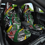 South Africa Fist of Freedom Car Seat Cover Never Give Up