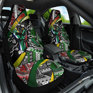 South Africa Fist of Freedom Car Seat Cover Never Give Up