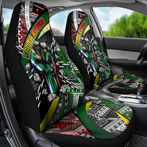South Africa Fist of Freedom Car Seat Cover Never Give Up