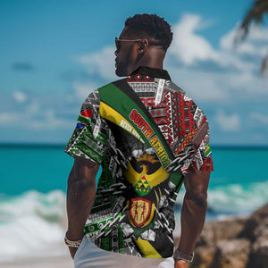 South Africa Fist of Freedom Hawaiian Shirt Never Give Up