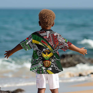 South Africa Fist of Freedom Kid Hawaiian Shirt Never Give Up