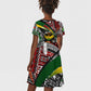 South Africa Fist of Freedom Kid Short Sleeve Dress Never Give Up