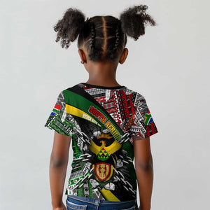 South Africa Fist of Freedom Kid T shirt Never Give Up