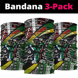 South Africa Fist of Freedom Neck Gaiter Never Give Up DT02