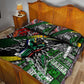 South Africa Fist of Freedom Quilt Bed Set Never Give Up